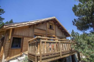 terrasse chalet Nest