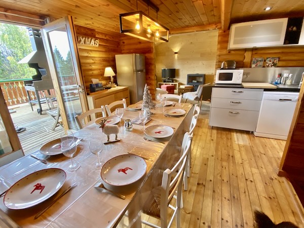 chalet rondins centre station pyrenees 2000